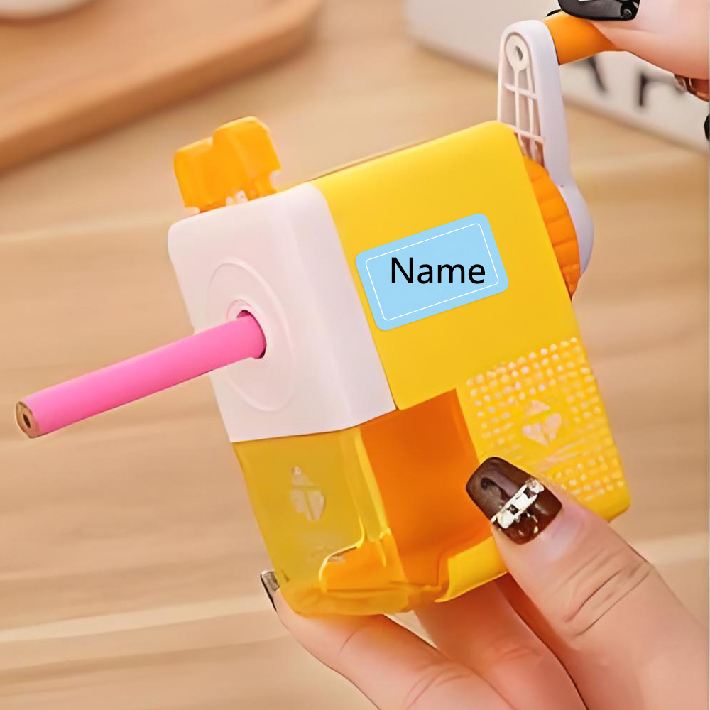 100-800 stuks stickers kleurrijke labelstickers waterdicht zelfklevend logo handgeschreven naam naamstickers indexstickers