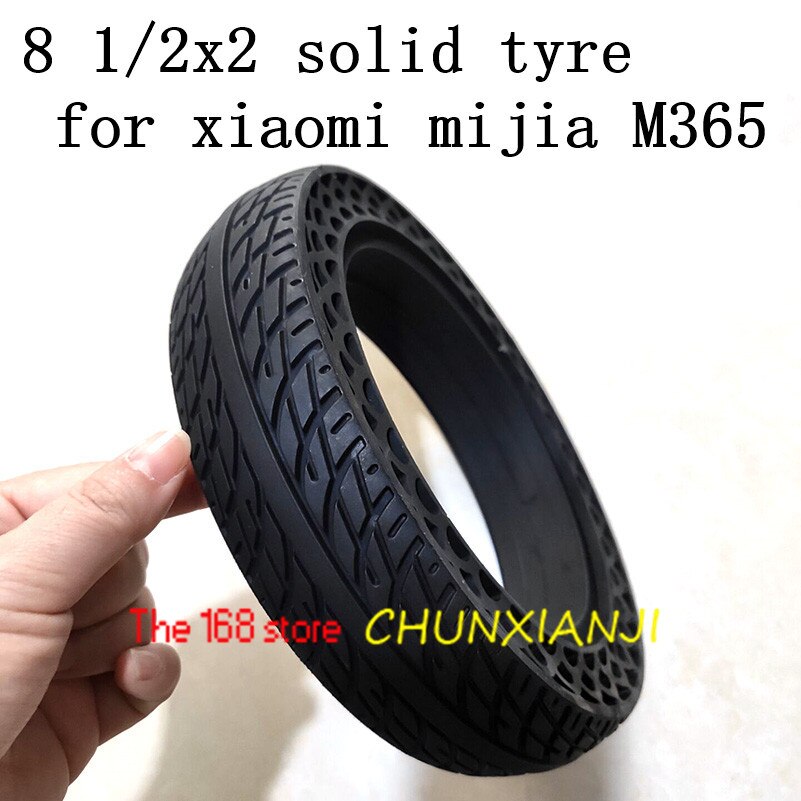 8 1/2X2 Tubeless Wiel Banden 8 1/2*2 Effen Bandenspanning Gratis Voor Xiaomi Mijia m365 Elektrische Scooter Band Accessoire