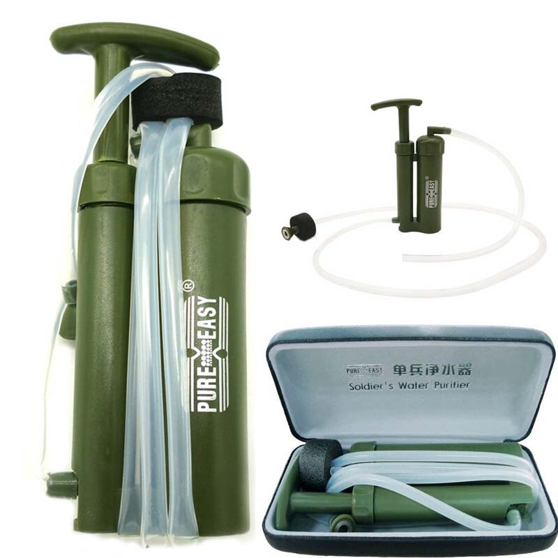 Portable Ceramic Soldier Water Filter Purifier Cleaner system soldier&#39;s water filter remove the bacteria in water Hiking Outdoor