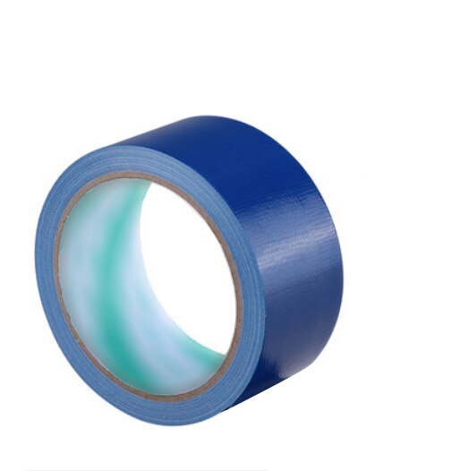 20mm Duct Tape Waterproof Sticky Adhesive Cloth Duct Tape, Single-Sided Strong Carpet Tape Applied To Warning Wedding Exhibition: Dark Blue