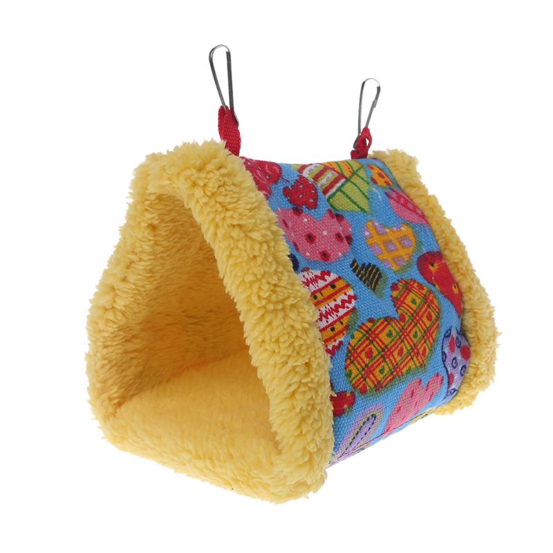Winter Warm Pluche Vogel Papegaai Hangmat Kooi Opknoping Bed Cave Huis Swing Nest Tent Vogel Benodigdheden C42: type 1