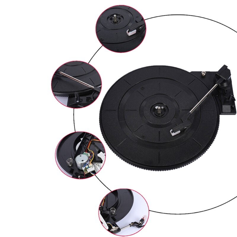 28cm Accessories Parts Turntable Turntable 3 Speed(33/45/78 RMP) For Lp Vinyl