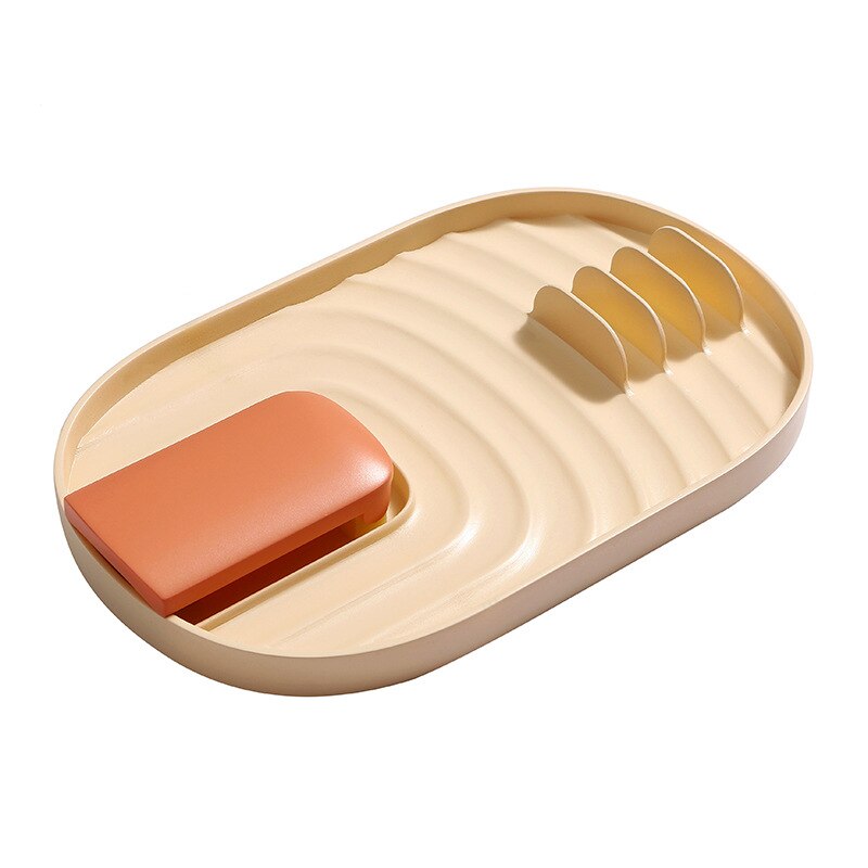 Multi-functional Pot Lid Shelf Sillicone Organizer Spatula Holder Racks Pot Lid storage pad Kitchen Storage Shelf: type3-3