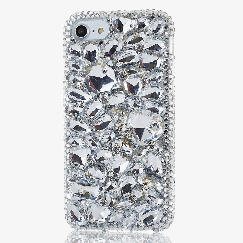 Donna di lusso Della Signora di Stile Fatti A Mano 3D Cassa Del Telefono Del Rhinestone Del Diamante Per il iPhone 8 6 6S 6 più il 7 7 8 più di x xs max 11 Pro Max Copertura