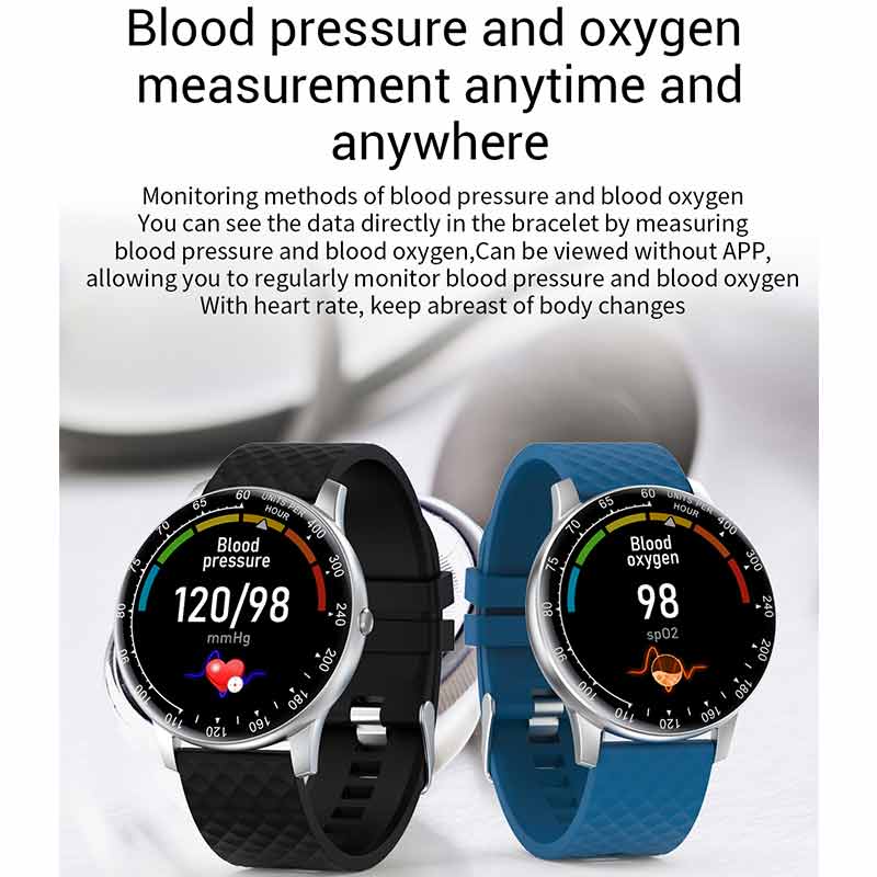 H30 Smart Armband Full Screen Waterdicht Fitness Activiteit Horloge Touch Hartslag Tracker Bloeddruk Horloge Sleep Tracker