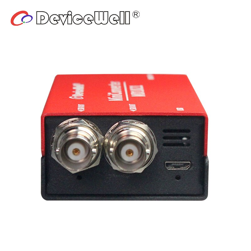DeviceWell Product MD1021 1080p to 1080I HD SDI BNC Complies with IEC169-8 Mini Video Converter