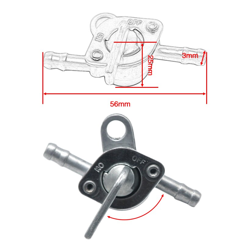 ZSDTRP 6mm 8mm Fuel Tap Gasoline Switch Fuel Tap Gasoline Tap Faucet For Motorbike Carb Gas Engine Fuel Tanks