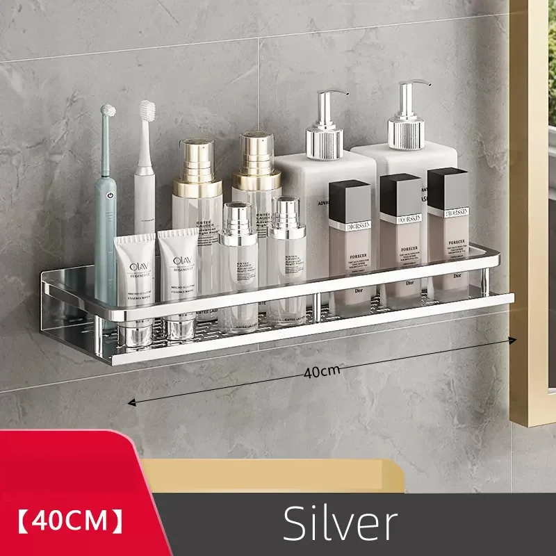 Black Bathroom Shower Room Storage Rack Toiletries Shelf Storage Is Perfect For Bathroom Item Storage: black