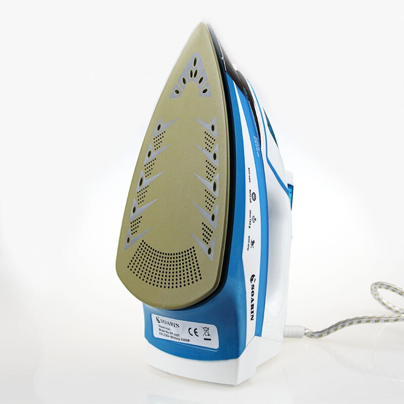 2500W Iron Steam Portable Flat Iron 4 Gears Wire Iron Smooth Baseplate Plancha De Vapor Para La Ropa Steam Iron for Clothes