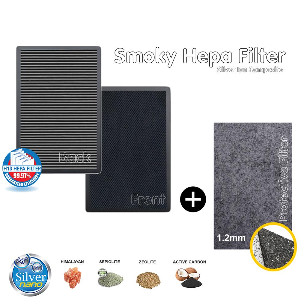 Vervanging Hepa Filter En Actieve Kool Filter 260*260*30Mm 260*250*35Mm Xiaomi compatibel MJXFJ-150-A1