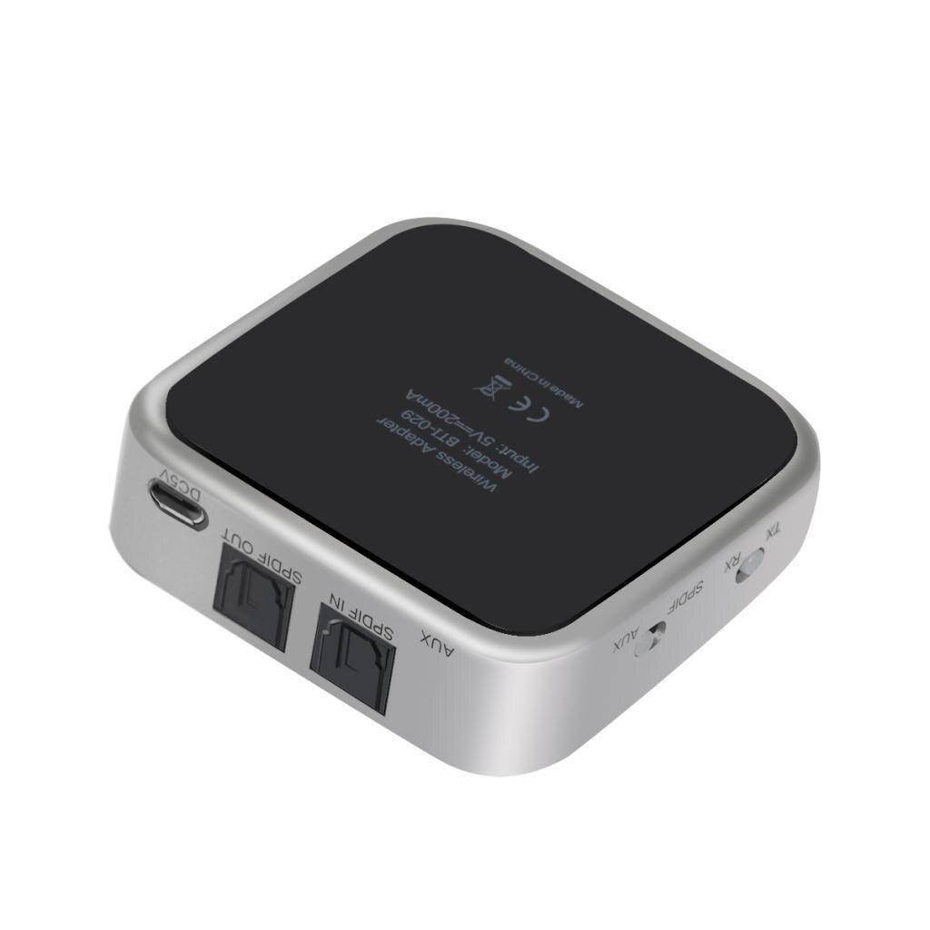 High HIFI Music 2-in-1 Bluetooth 5.0 Transmiter Receiver A2DP Black
