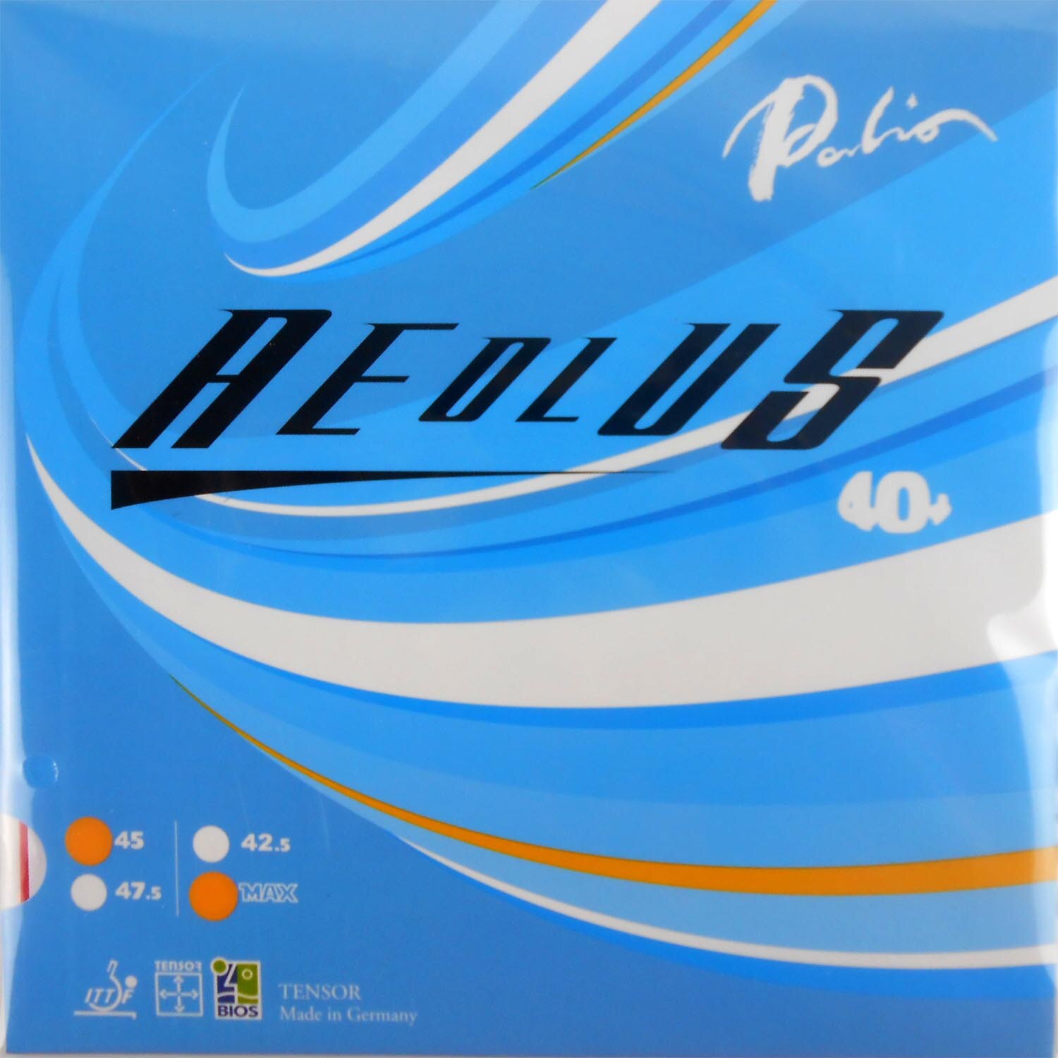 Palio Aeolus Pips-in Table Tennis Rubber with Sponge