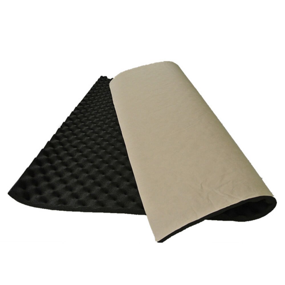 Amortisseur acoustique universel pour salle de voiture, 1 mètre carré, épaisseur de 25mm, mousse acoustique ignifuge, amortissement de voiture