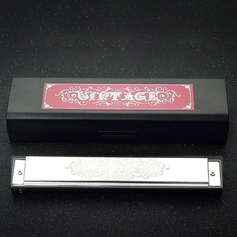 Kongsheng-armónica de trémolo , instrumento Musical con 24 agujeros, llave en C, Mini arpa bucal,: C Tone