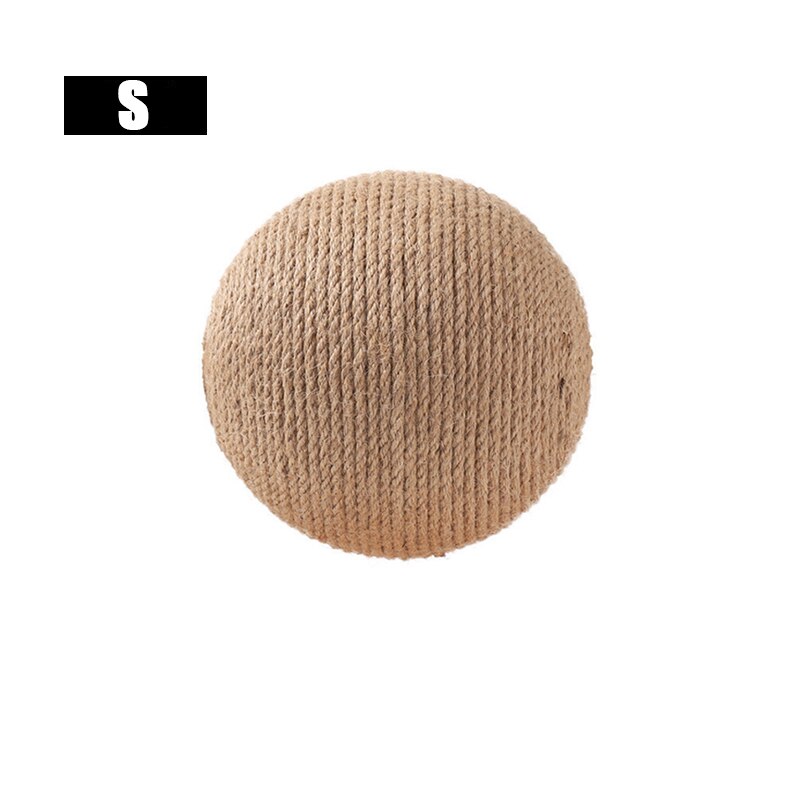 Scratball Toy Kitten Sisal Board Cat Scratcher Sisal Rope Ball Kitten Interactive Grinding Paws Toys Scratch Board Pet Furniture: C-Ball-S