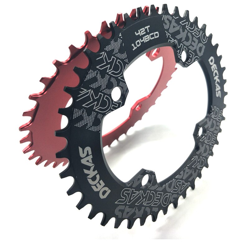 Deckas Ovale 104BCD 40/42/44/46/48/50/52T Mountain Fiets Kettingwiel mtb Bike Voor 8-12 Speed Crankstel Aluminium Kettingblad