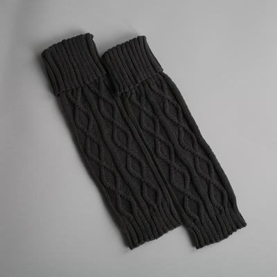 Gestrickte Wolle Thermische Schutz Bein Lange Winter Füße Stapeln Leggings Wärmer Einfarbig Körper Wärmer Polainas: 3