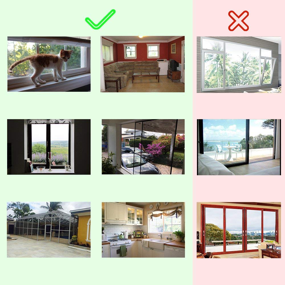 1 Meter 20 Meshes Nano Invisible Fly Mosquito Screen Net Mesh for Door Window, Protect Baby &amp; Family from Insect and Bug