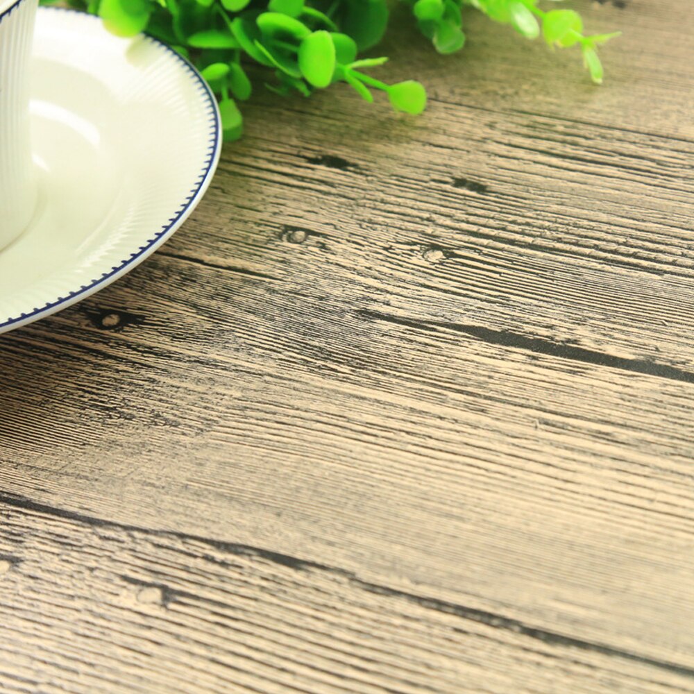 50x50/50x100cm Retro Wood Grain Backdrop Food Coffee Photography Background Texture Studio Video Photo Backdrop Props Decoration: Yellow  50x100cm