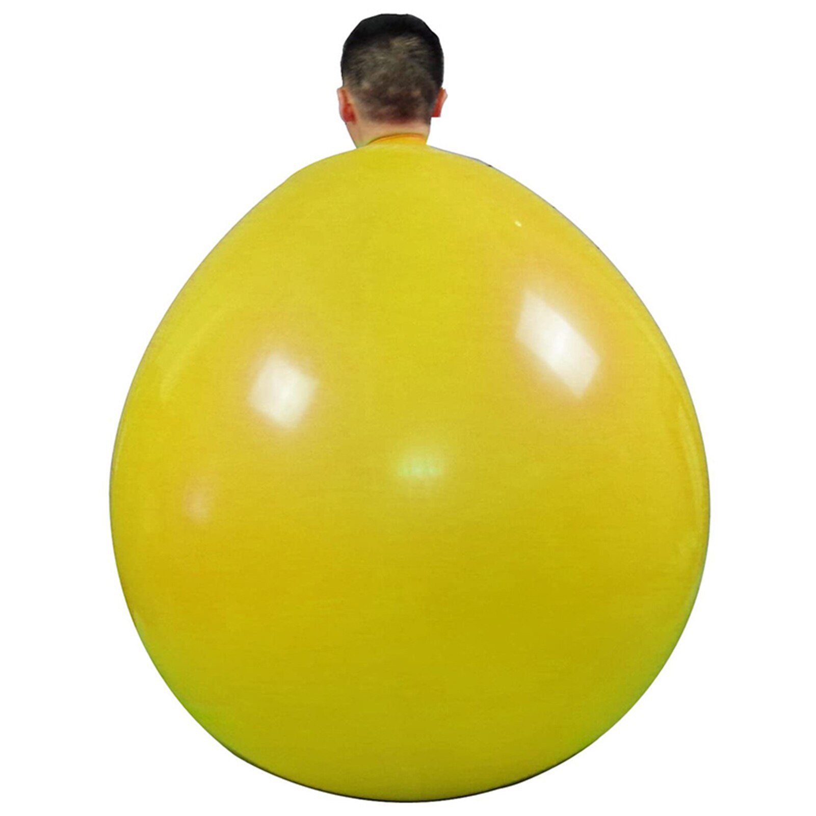 Giant Menselijk Ballon 36 Inch Ronde Ballonnen Extra Jumbo & Dikke Giant Latex Ballon Voor Bruiloft Verjaardag Event Decor: YELLOW