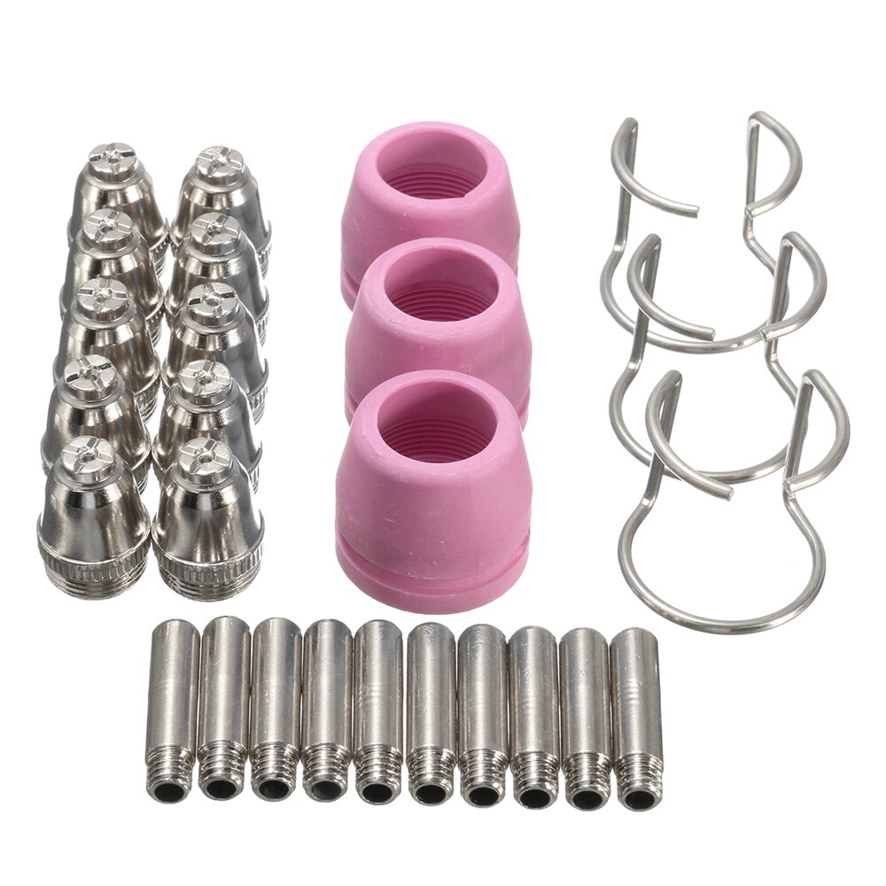 Accesorios para máquina cortadora de Plasma 26 Uds SG-55 AG-60 WSD-60P Kit de consumibles de boquilla de punta de antorcha de corte