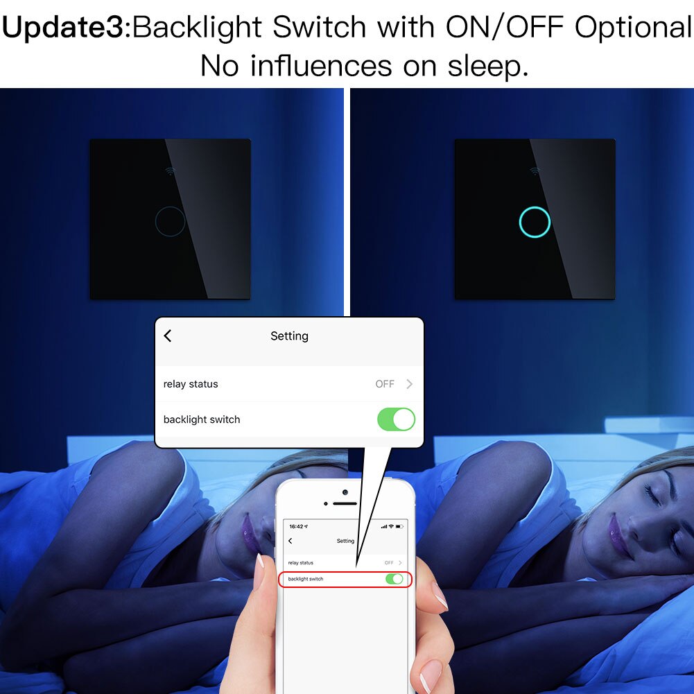 Wifi smart lyskontakt  rf433 no neutral ledning enkelt brand smart life tuya app kontrol fungerer med alexa google home 220v eu