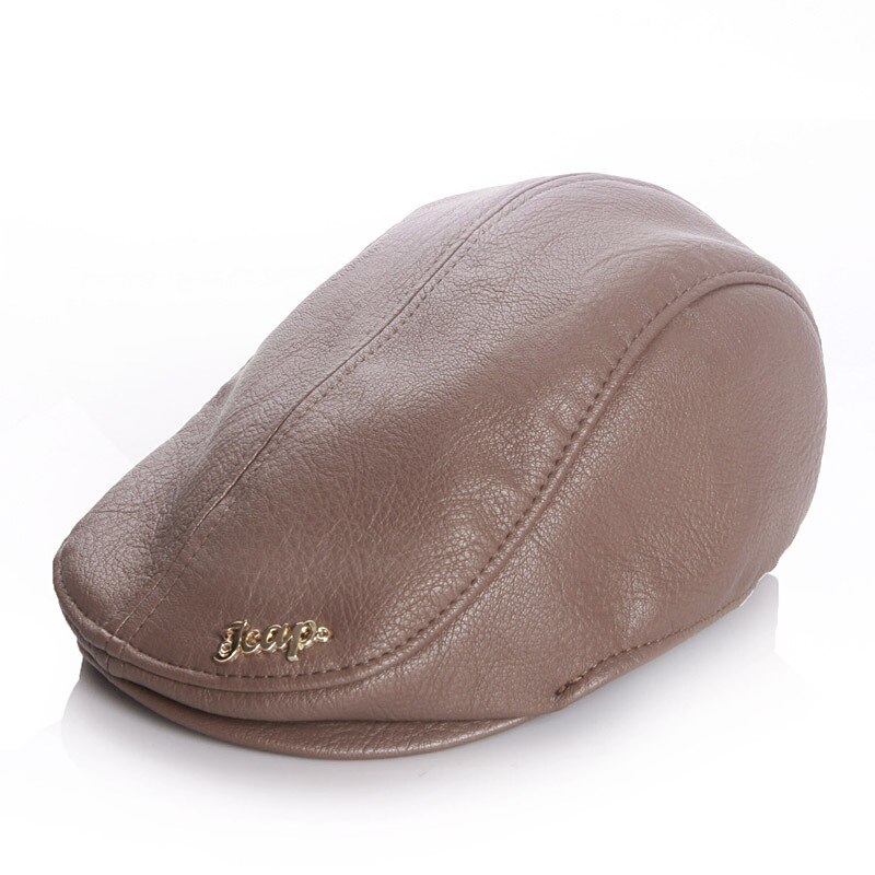 Mode Baby Hoed voor Jongens Leer Baby Boy Cap Vintage Cap Kinderen Baret Hoed Elastische Baby baby Accessoires voor 1 -5 jaar 1 PC: Brown / 52cm(2-5Y)