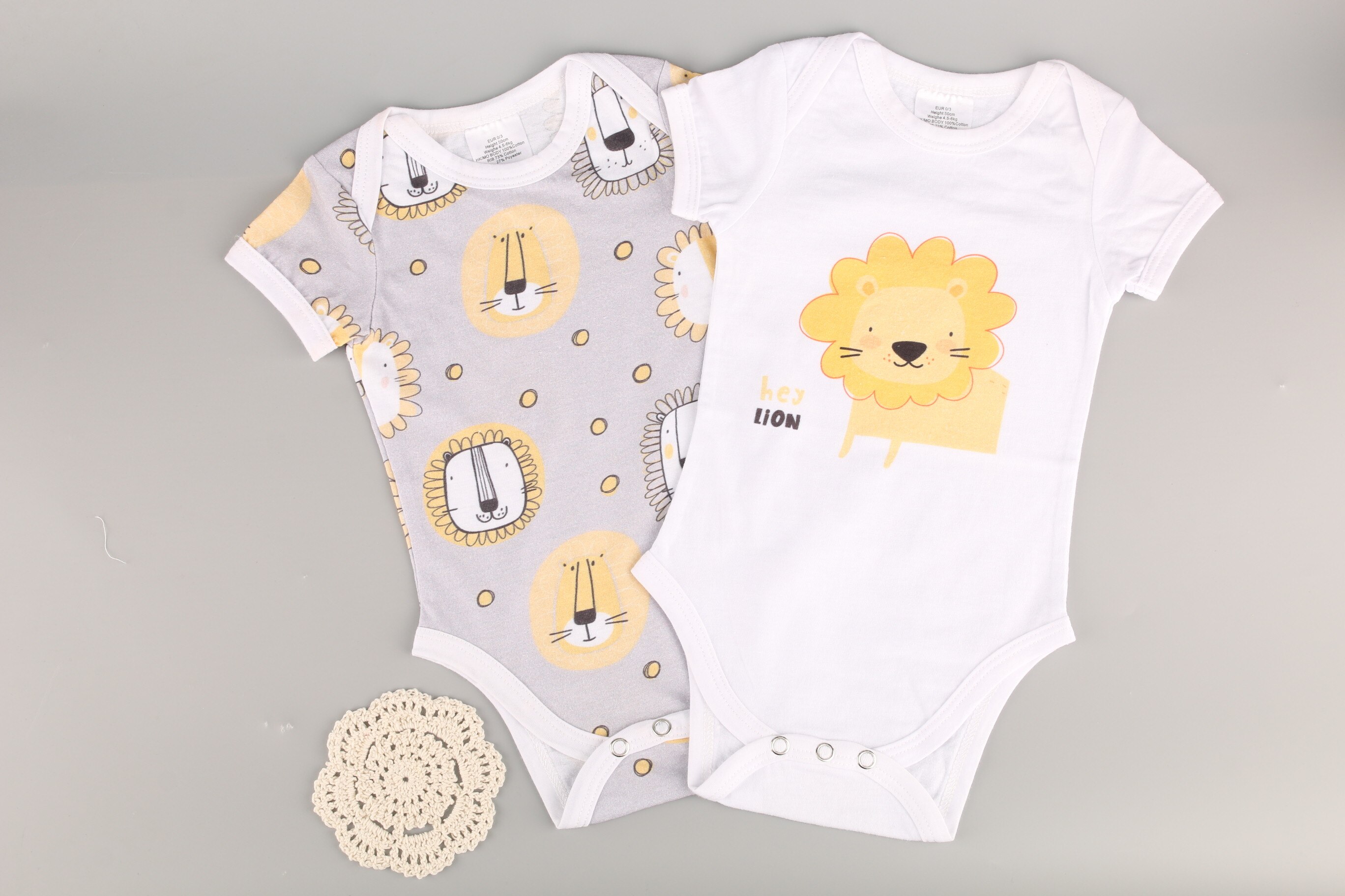 Happyflute 2 -teiliges einstellen Baby-strampler, kurzarm-baumwolloveralls, neugeborenenkleidung für jungen und mädchen: Aus 111b / 18m