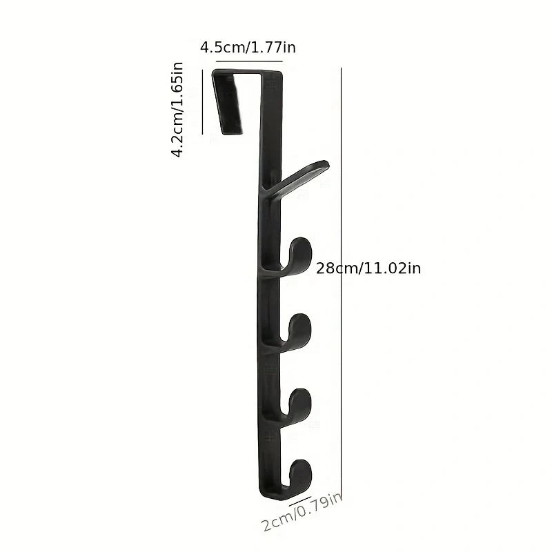 Crochet de porte, sans perçage, cintre mural, support de suspension de porte d'artefact, suspension murale, crochet à vêtements solide et sans trace