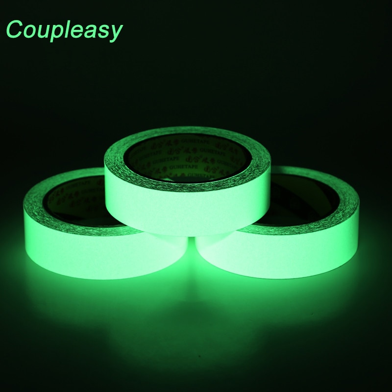 3m 8 Sizes Luminous Self-adhesive Tape Sticker Photoluminescent Glow in the Dark DIY Wall Fluorescent Safety Emergency Tapes