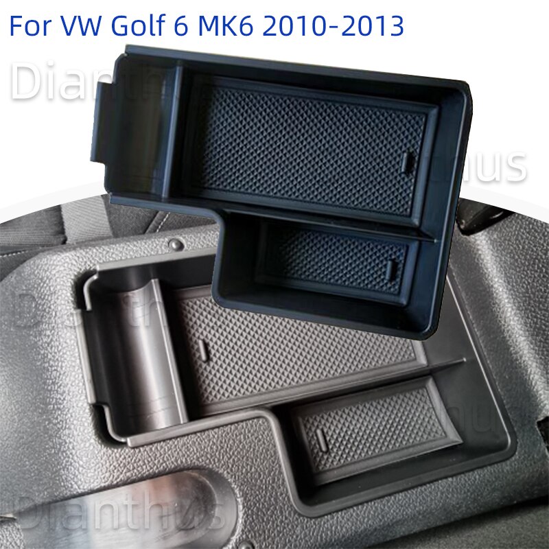 Voor Volkswagen Vw Golf 6 MK6 Scirocco Jetta MK5 Auto Armsteun Middenconsole Storage Box Organizer Tray accessoires
