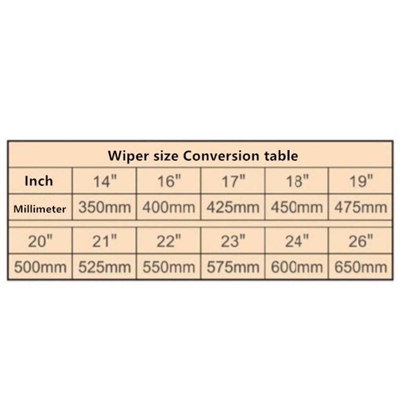 Ruitenwisser Refill Rubber Vervanging Voor Denso Hybride Wisserbladen Oppervlak Met Teflon Technologie Tot 40% Langere Levensduur