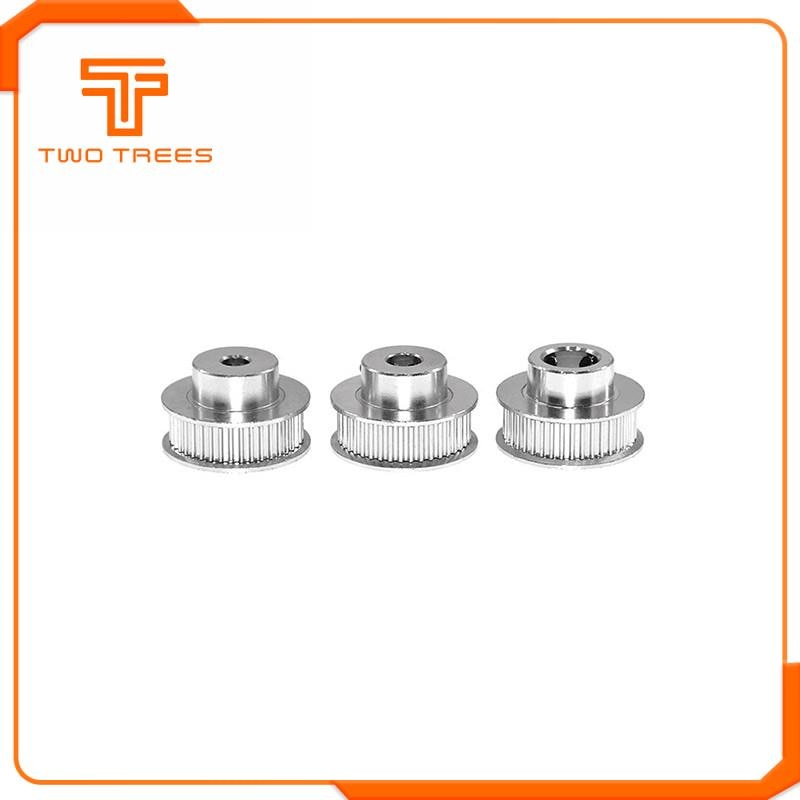 1pcs GT2 Timing Pulley 30 36 40 60 Tooth Wheel Bore 5mm 8mm Aluminum Gear Teeth Width 6mm Parts For Reprap 3D Printers Part