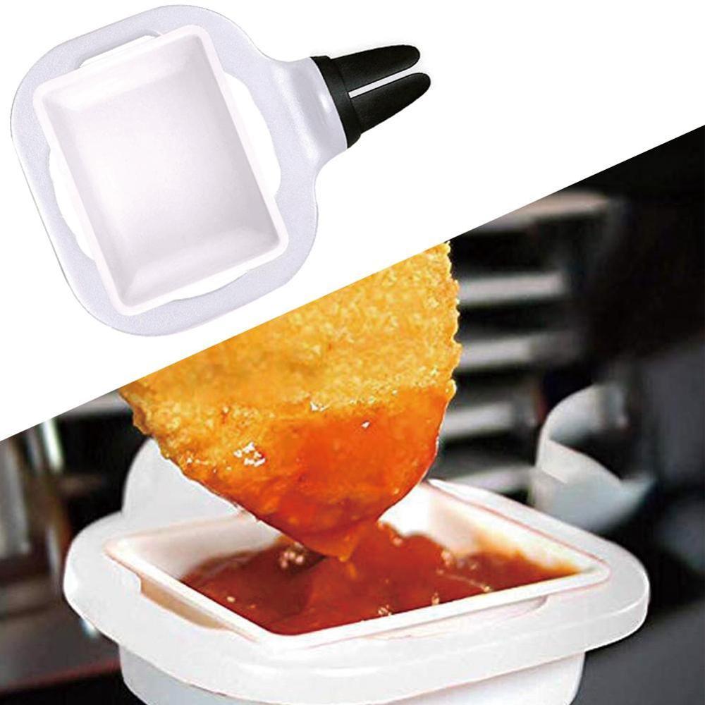 En holder i sovs til ketchup og dypning af saucer, der kan tages af, ramekin kan tages af de saucer, der kommer i poser