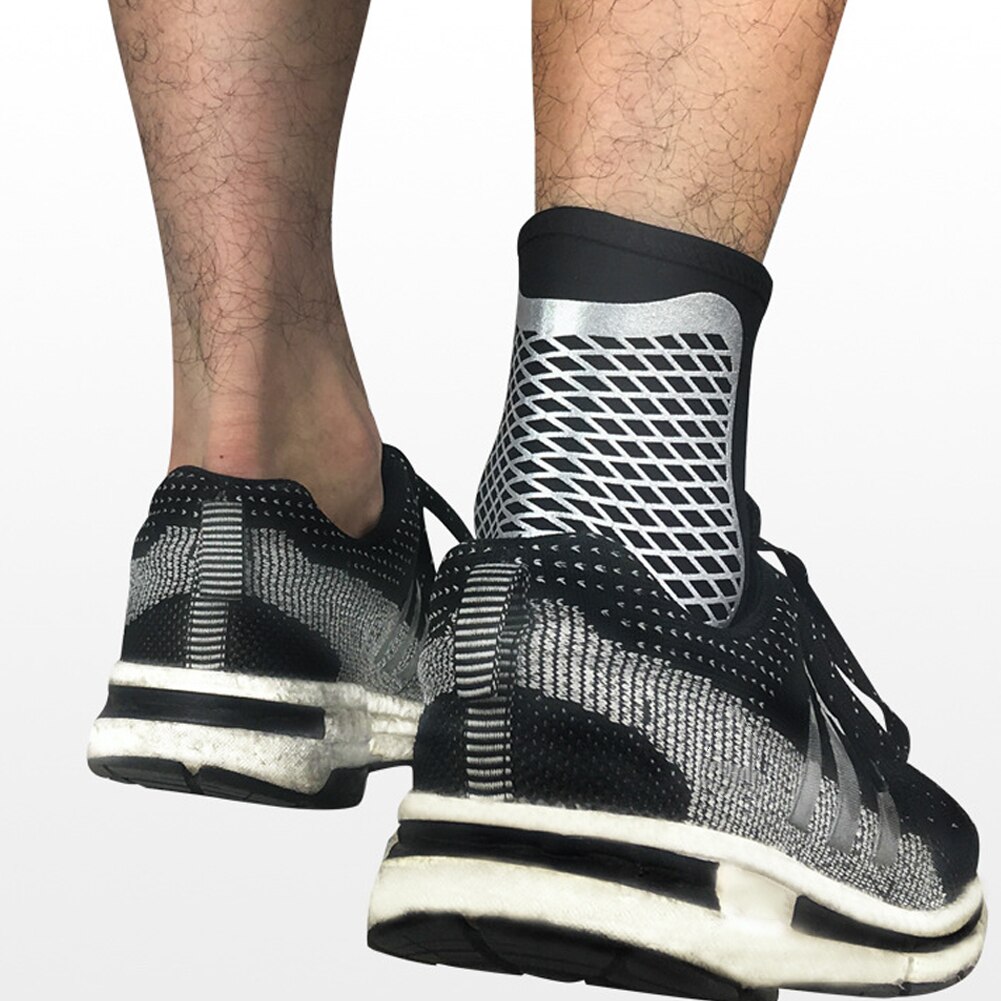 1 PCS Ankle Men Women Foot Brace Compression Support Sleeve Elastic Breathable for Running,Hiking,Mountain Climbing