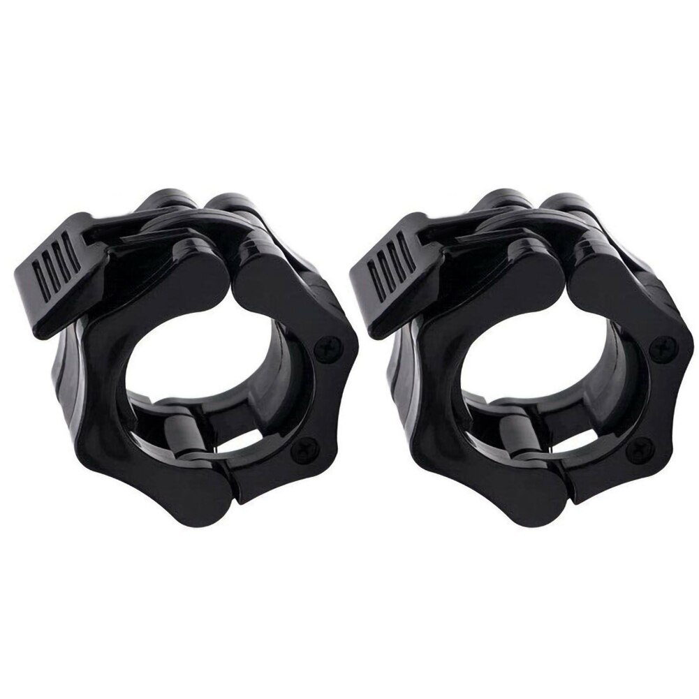 Mancuernas de levantamiento de pesas para hombre, 1 par de mancuernas de 25mm, abrazaderas, bloqueo, Fitness, musculación, estándar, para gimnasio, hebilla de mandíbula