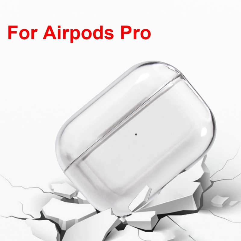 Pour Airpods Pro Airpods 3 Bluetooth sans fil écouteur PC cristal Transparent étui de protection
