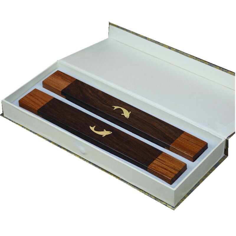 Presse-papier Chinese Kalligrafie Schilderen Paperweights Traditionele Studenten Carving Ambachten Massief Houten Rijstpapier Presse-papier