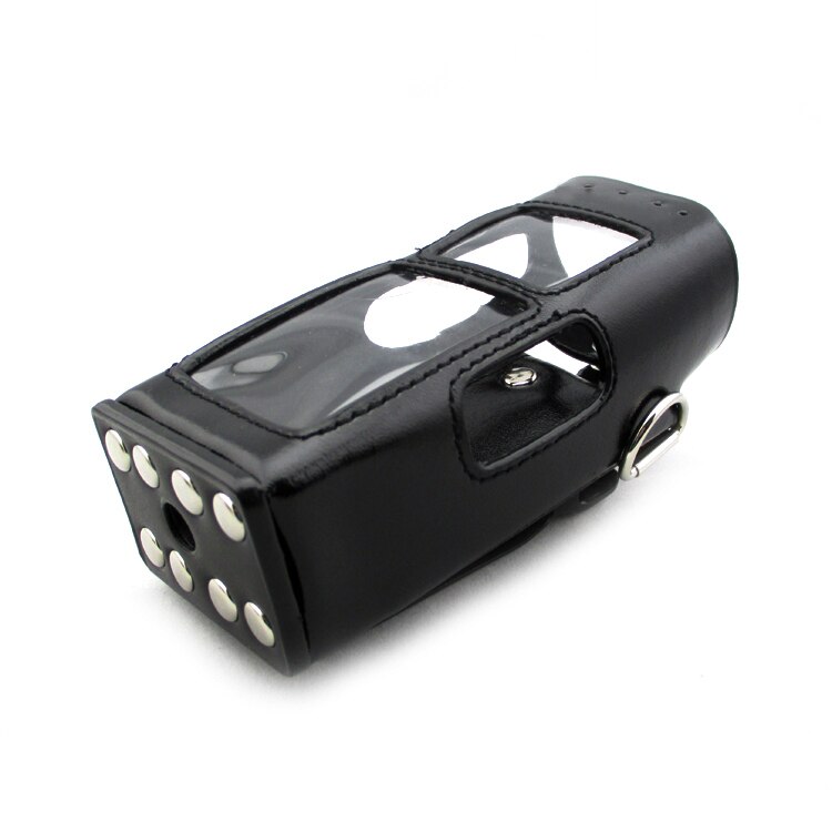 Two Way Radio Leather Protective Sleeve Shoulder Bag Hard Holster Case For Motorola Tetra MTH600 MTH650 MTH800 MTH850 MTP850
