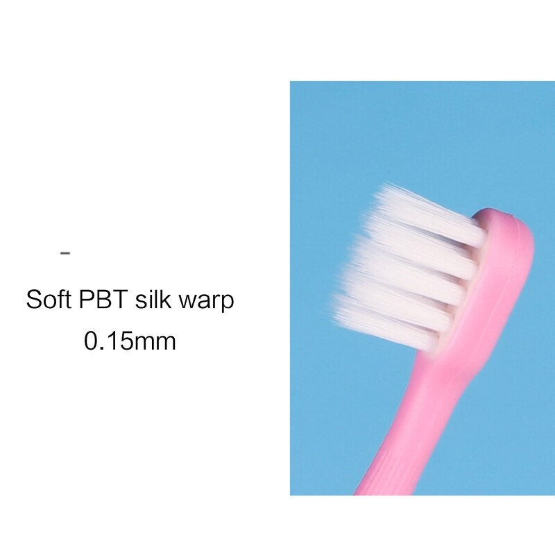 3Pcs Tand Borstels Baby Kids Tandenborstel Kinderen Zachte Fijne Haren Tanden Borstel G99C