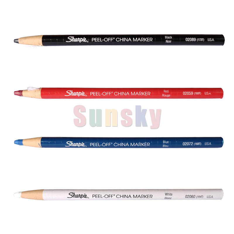 Sharpie – marqueurs de porcelaine pelables, marqueurs en céramique pour verre, effaçables facilement et proprement avec un chiffon humide 2060 2089 2059 2072 12 pièces/lot