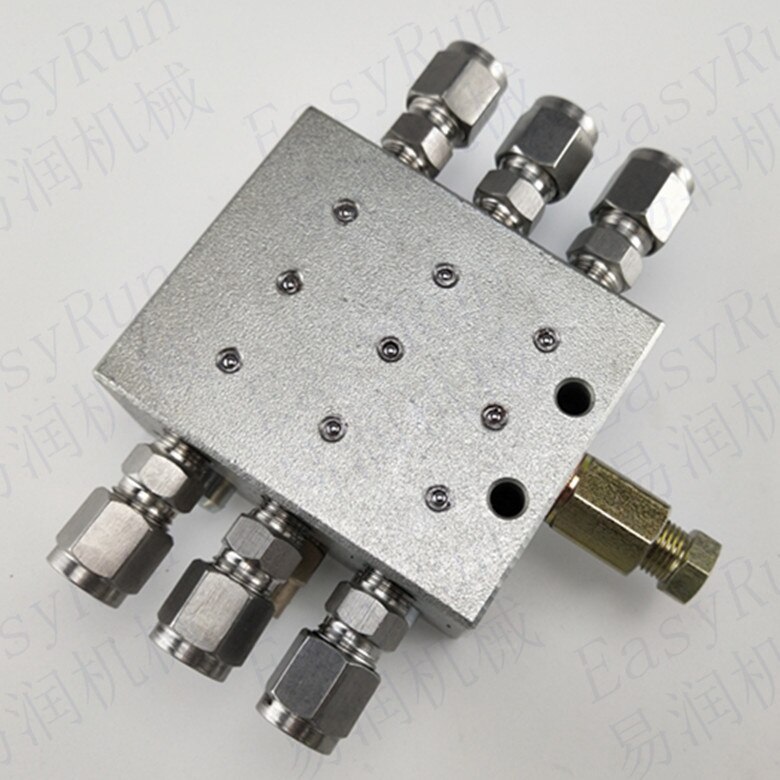Distribuidor de grasa JPQ distribuidor de lubricación de Metal fabricante de China