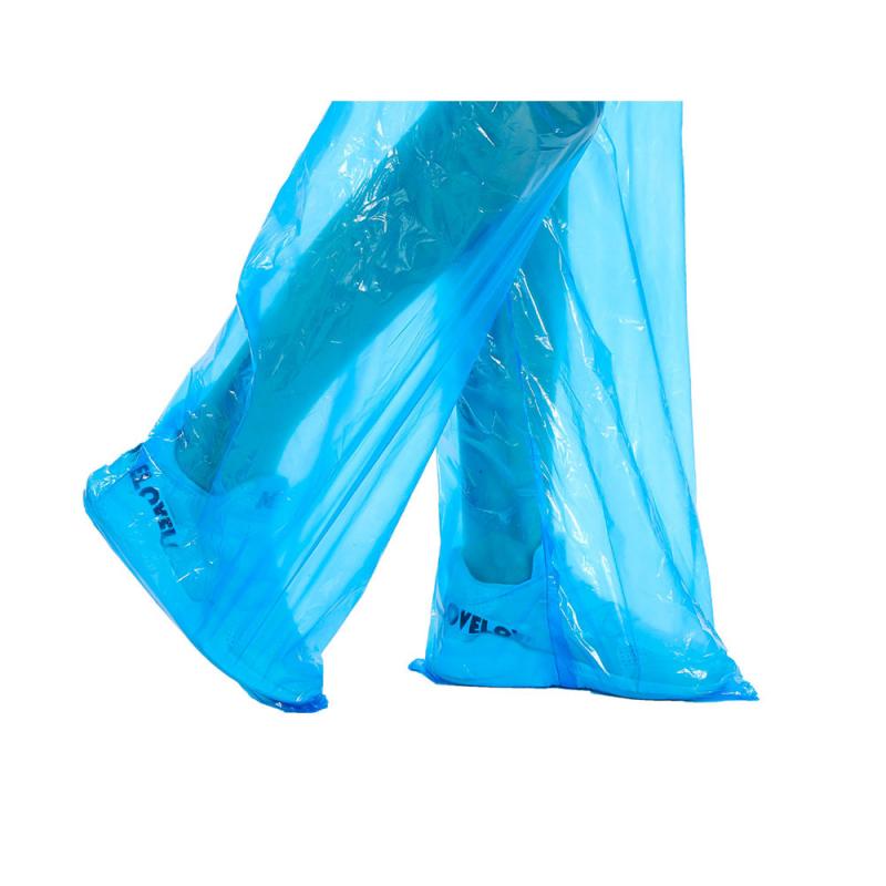 1/5/10/20/30Pcs Wegwerp Split Regenjas Regenbroek Pak Stofdicht Waterdicht Anti-vuile Wegwerp Volledige Beschermende Regenjas