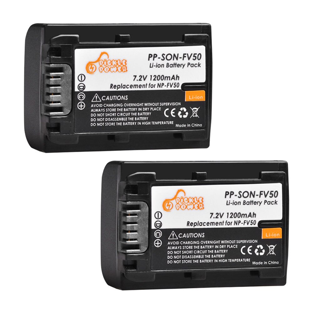 Voor Sony Np FV50 NP-FV50 Batterij + Lcd Oplader Voor Sony Hdr XR550E XR350E CX550E CX350E CX150E Dcr SR68E SX83E SX63E SX43E CX230: 2 Battery