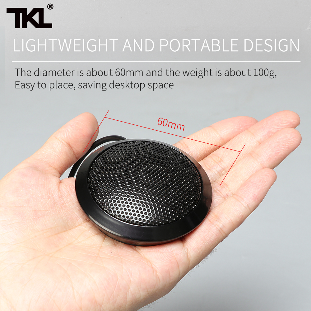 TKL USB Condenser Microphone Omni-directional tabletop Mic for Meeting Computer Laptop Voice direct pickup microphone