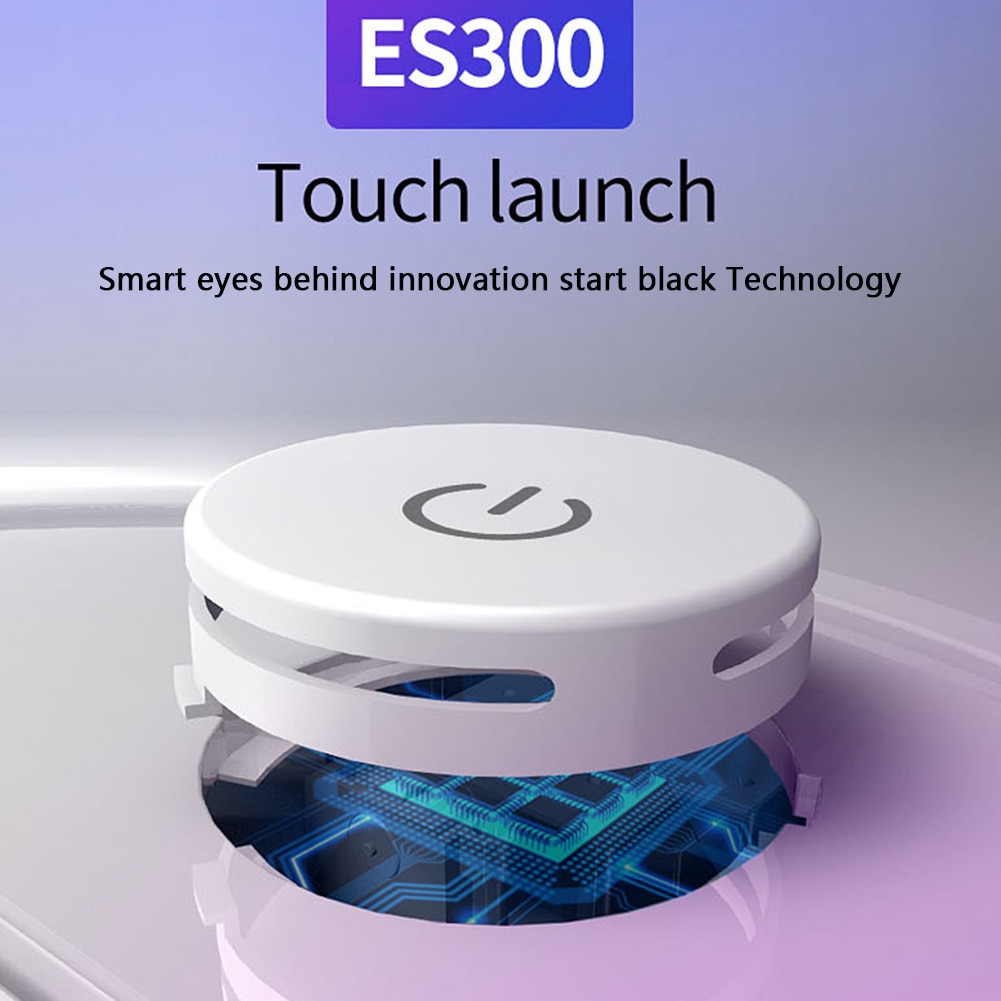 ES300 Touch Automatic Smart Sweeping Robot Rechargeable Floor Vacuum Cleaner Suction Dust Hair Broom Cleaning Machine