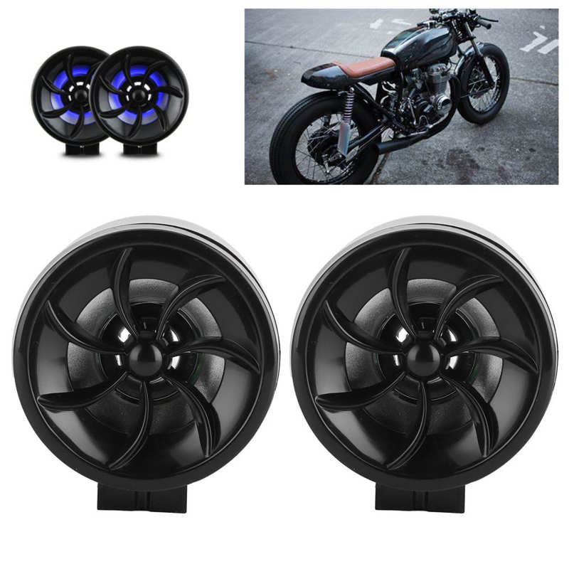1 paar 12V Motorrad Bluetooth Lautsprecher Audio- Musik Verstärker hoch Energie Lautsprecher mit Licht Wirkung Motorrad Radio