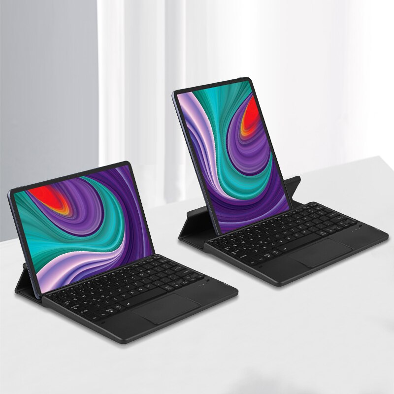 Ajiuyu Toetsenbord Touchpad Backlight Voor Lenovo Tab P11 Plus Pro 12.6 M10 Fhd P10 M8 Hd M7 Yoga Tab 11 13 Miix5 10 Tablet Case