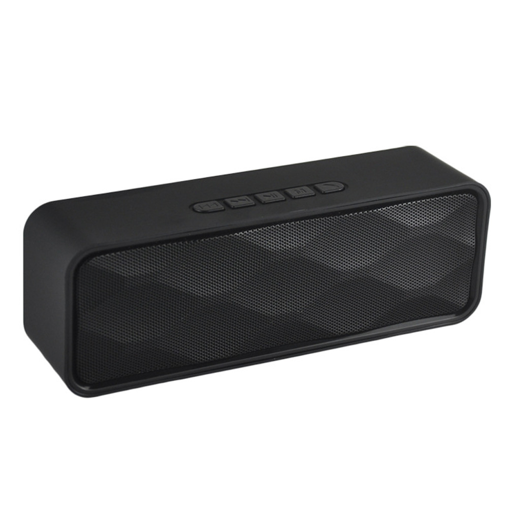 Joinrun Wireless Bluetooth Speaker Portable Handsfree USB TF Card FM Radio Stereo Sound Double Speaker Subwoofer Player: Black