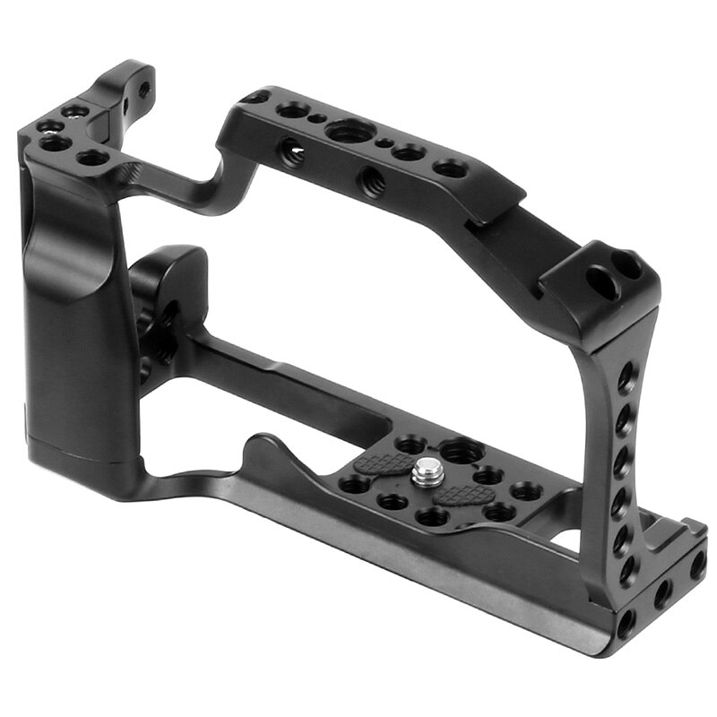 CNC Aluminium Caméra Cage pour Canon EOS M50 / M5 DLSR Cas Chaussure Froide Monture L'expansion Couverture Rapide Rease Support De Plaque: Default Title